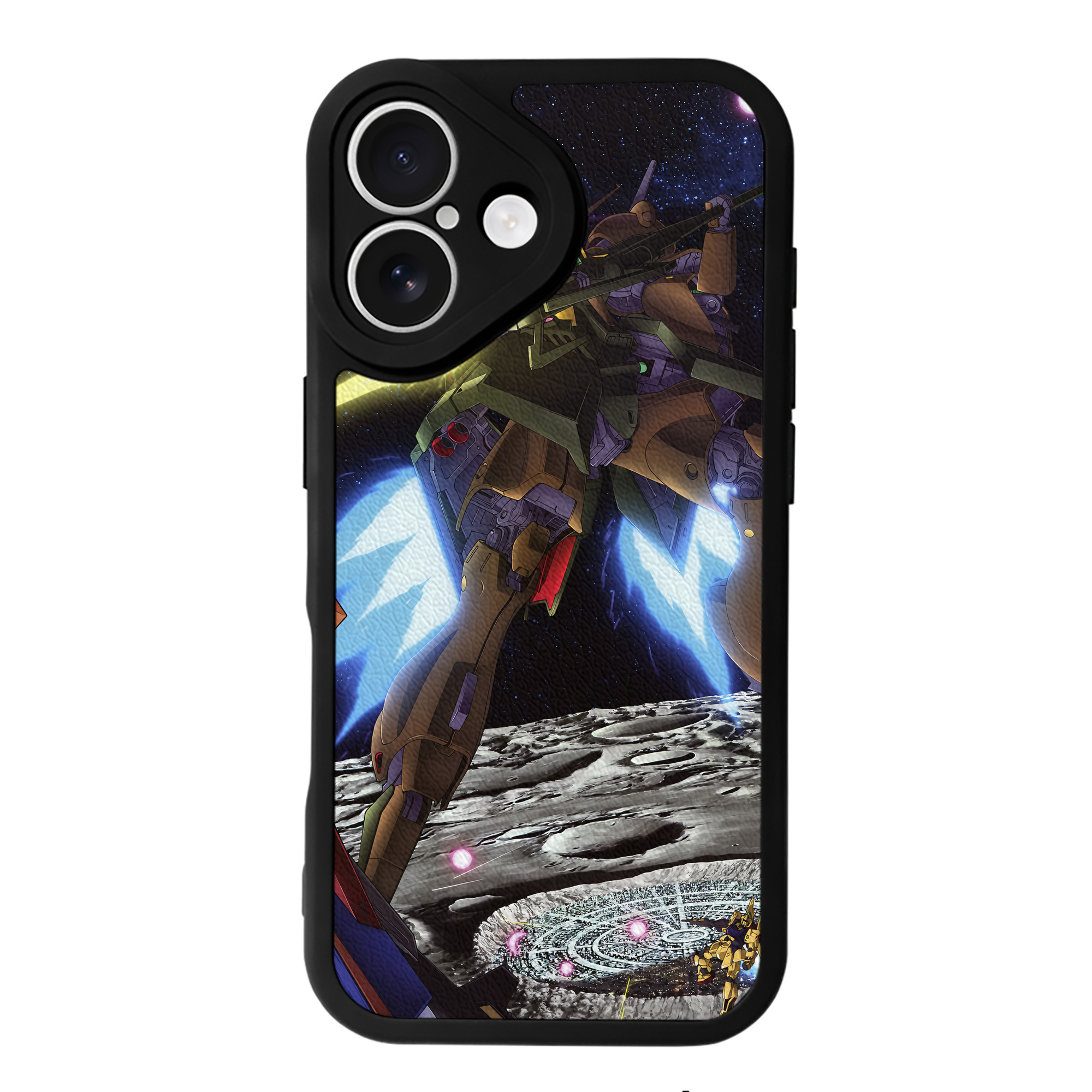 （画像用） 機動戦士ガンダム Mobile Suit Gundam 【iPhone 16シリーズ対応】シリコンスマホケース（レザー調） 材質：シリコン